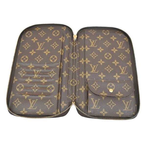 LOUIS VUITTON Poche Escapade Bifold Wallet Monogram Leather BN - Picture 13 of 14